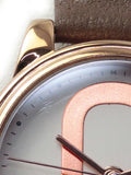 Buy Shop Marc Jacobs Corie White Dial Brown Leather Strap Watch for Women - MJ1581 USA Online