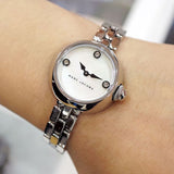 Buy Shop Marc Jacobs Courtney Mother of Pearl White Dial Silver Steel Strap Watch for Women - MJ3459 USA Online