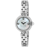 Buy Shop Marc Jacobs Courtney Mother of Pearl White Dial Silver Steel Strap Watch for Women - MJ3459 USA Online