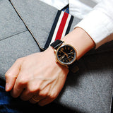 Buy Shop Marc Jacobs Fergus Black Dial Black Leather Strap Watch for Women - MBM8651 USA Online