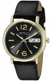 Buy Shop Marc Jacobs Fergus Black Dial Black Leather Strap Watch for Women - MBM8651 USA Online