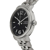Buy Shop Marc Jacobs Fergus Black Dial Silver Steel Strap Watch for Men - MBM5075 USA Online