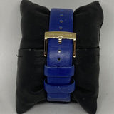 Buy Shop Marc Jacobs Fergus Blue Dial Blue Leather Strap Watch for Women - MBM8650 USA Online