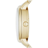 Buy Shop Marc Jacobs Fergus Gunmetal Grey Dial Gold Steel Strap Watch for Women - MBM3429 USA Online