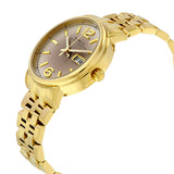 Buy Shop Marc Jacobs Fergus Gunmetal Grey Dial Gold Steel Strap Watch for Women - MBM3429 USA Online