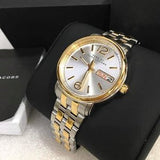 Buy Shop Marc Jacobs Fergus Silver Dial Two Tone Steel Strap Watch for Women - MBM3426 USA Online
