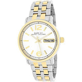 Buy Shop Marc Jacobs Fergus Silver Dial Two Tone Steel Strap Watch for Women - MBM3426 USA Online
