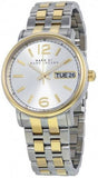 Buy Shop Marc Jacobs Fergus Silver Dial Two Tone Steel Strap Watch for Women - MBM3426 USA Online