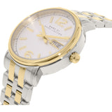 Buy Shop Marc Jacobs Fergus Silver Dial Two Tone Steel Strap Watch for Women - MBM8652 USA Online