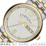 Buy Shop Marc Jacobs Fergus Silver Dial Two Tone Steel Strap Watch for Women - MBM8652 USA Online