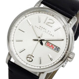Buy Shop Marc Jacobs Fergus White Dial Black Leather Strap Watch for Men - MBM5076 USA Online
