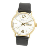 Buy Shop Marc Jacobs Fergus White Dial Black Leather Strap Watch for Men - MBM5081 USA Online