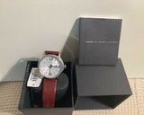 Buy Shop Marc Jacobs Fergus White Dial Brown Leather Strap Watch for Men - MBM5080 USA Online