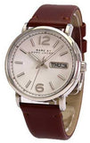 Buy Shop Marc Jacobs Fergus White Dial Brown Leather Strap Watch for Men - MBM5080 USA Online