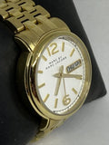 Buy Shop Marc Jacobs Fergus White Dial Gold Steel Strap Watch for Women - MBM8647 USA Online