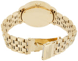Buy Shop Marc Jacobs Fergus White Dial Gold Steel Strap Watch for Women - MBM8647 USA Online