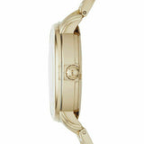 Buy Shop Marc Jacobs Fergus White Dial Gold Steel Strap Watch for Women - MBM8647 USA Online