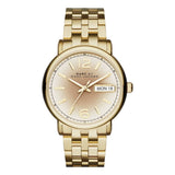 Buy Shop Marc Jacobs Fergus White Dial Gold Steel Strap Watch for Women - MBM8647 USA Online