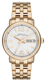 Buy Shop Marc Jacobs Fergus White Dial Gold Steel Strap Watch for Women - MBM8647 USA Online