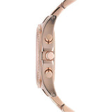 Buy Shop Marc Jacobs Henry Chronograph Rose Gold Dial Rose Gold Steel Strap Watch for Women - MBM3118 USA Online