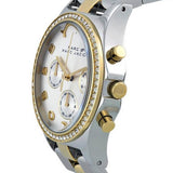 Buy Shop Marc Jacobs Henry Chronograph Silver Dial Two Tone Steel Strap Watch for Women - MBM3197 USA Online