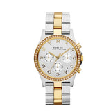 Buy Shop Marc Jacobs Henry Chronograph Silver Dial Two Tone Steel Strap Watch for Women - MBM3197 USA Online