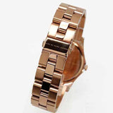 Buy Shop Marc Jacobs Henry Diamonds White Dial Rose Gold Steel Strap Watch for Women - MBM3079 USA Online