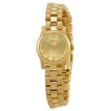 Buy Shop Marc Jacobs Henry Dinky Gold Dial Gold Steel Strap Watch for Women - MBM3199 USA Online