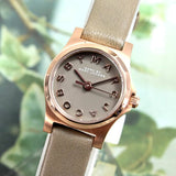 Buy Shop Marc Jacobs Henry Dinky Grey Dial Grey Leather Strap Watch for Women - MBM1239 USA Online