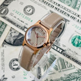 Buy Shop Marc Jacobs Henry Dinky Grey Dial Grey Leather Strap Watch for Women - MBM1239 USA Online
