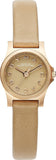 Buy Shop Marc Jacobs Henry Dinky Grey Dial Grey Leather Strap Watch for Women - MBM1239 USA Online