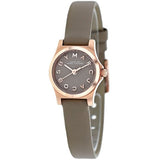 Buy Shop Marc Jacobs Henry Dinky Grey Dial Grey Leather Strap Watch for Women - MBM1239 USA Online