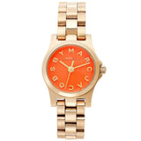 Buy Shop Marc Jacobs Henry Dinky Red Dial Gold Steel Strap Watch for Women - MBM3202 USA Online