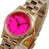 Buy Shop Marc Jacobs Henry Dinky Pink Dial Rose Gold Steel Strap Watch for Women - MBM3203 USA Online