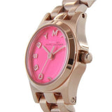 Buy Shop Marc Jacobs Henry Dinky Pink Dial Rose Gold Steel Strap Watch for Women - MBM3203 USA Online