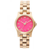 Buy Shop Marc Jacobs Henry Dinky Pink Dial Rose Gold Steel Strap Watch for Women - MBM3203 USA Online
