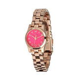 Buy Shop Marc Jacobs Henry Dinky Pink Dial Rose Gold Steel Strap Watch for Women - MBM3203 USA Online