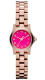 Buy Shop Marc Jacobs Henry Dinky Pink Dial Rose Gold Steel Strap Watch for Women - MBM3203 USA Online