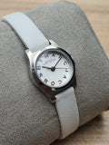 Buy Shop Marc Jacobs Henry Dinky White Dial White Leather Strap Watch for Women - MBM1234 USA Online