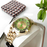 Buy Shop Marc Jacobs Henry Gold Dial Gold Steel Strap Watch for Women - MBM3295 USA Online