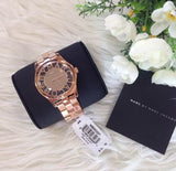 Buy Shop Marc Jacobs Henry Rose Gold Dial Rose Gold Steel Strap Watch for Women - MBM3207 USA Online