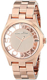 Buy Shop Marc Jacobs Henry Rose Gold Dial Rose Gold Steel Strap Watch for Women - MBM3207 USA Online