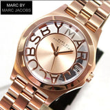 Buy Shop Marc Jacobs Henry Rose Gold Dial Rose Gold Steel Strap Watch for Women - MBM3293 USA Online