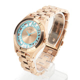 Buy Shop Marc Jacobs Henry Rose Gold Dial Rose Gold Steel Strap Watch for Women - MBM3296 USA Online