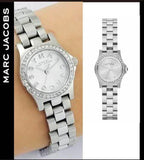 Buy Shop Marc Jacobs Henry Silver Dial Silver Steel Strap Watch for Women - MBM3276 USA Online
