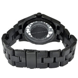 Buy Shop Marc Jacobs Henry Skeleton Black Dial Black Steel Strap Watch for Women - MBM3265 USA Online