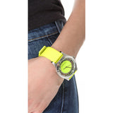 Buy Shop Marc Jacobs Henry Skeleton Neon Yellow Dial Yellow Leather Strap Watch for Women - MBM1242 USA Online