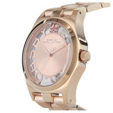 Buy Shop Marc Jacobs Henry Skeleton Rose Gold Dial Rose Gold Steel Strap Watch for Women - MBM3264 USA Online