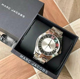 Buy Shop Marc Jacobs Henry Skeleton Silver Dial Silver Steel Strap Watch for Women - MBM3262 USA Online