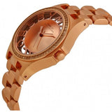 Buy Shop Marc Jacobs Henry Transparent Rose Gold Dial Rose Gold Steel Strap Watch for Women - MBM3339 USA Online